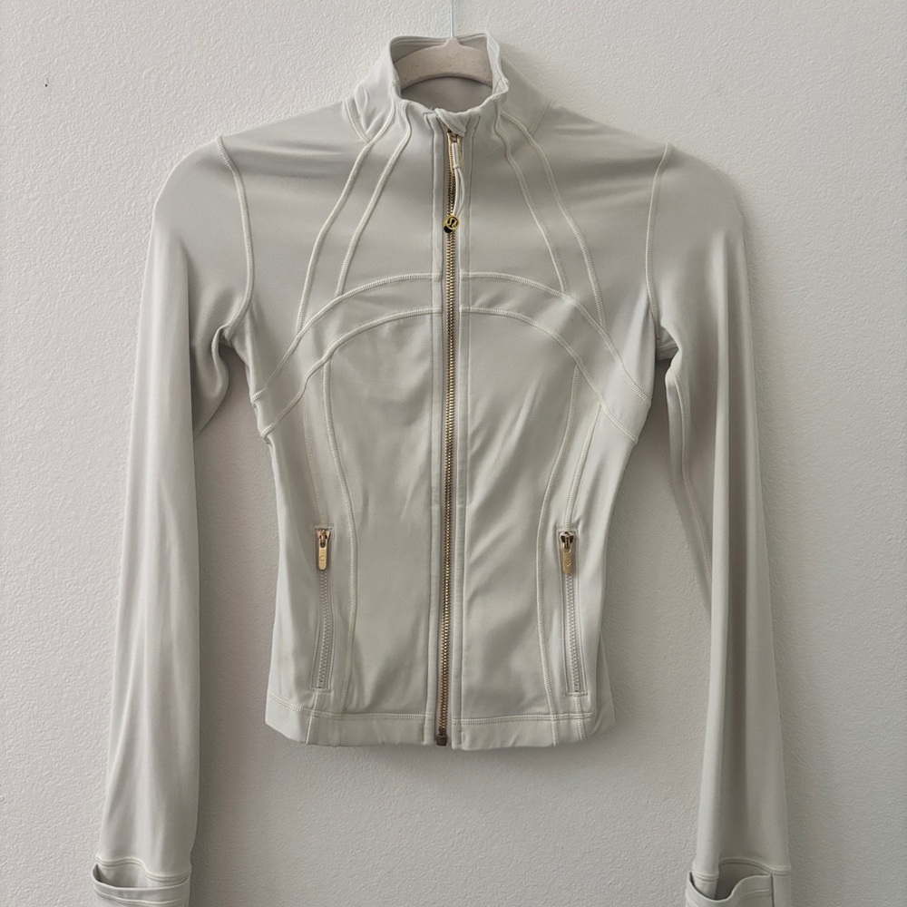 Lululemon Gold Zipper Define Jacket